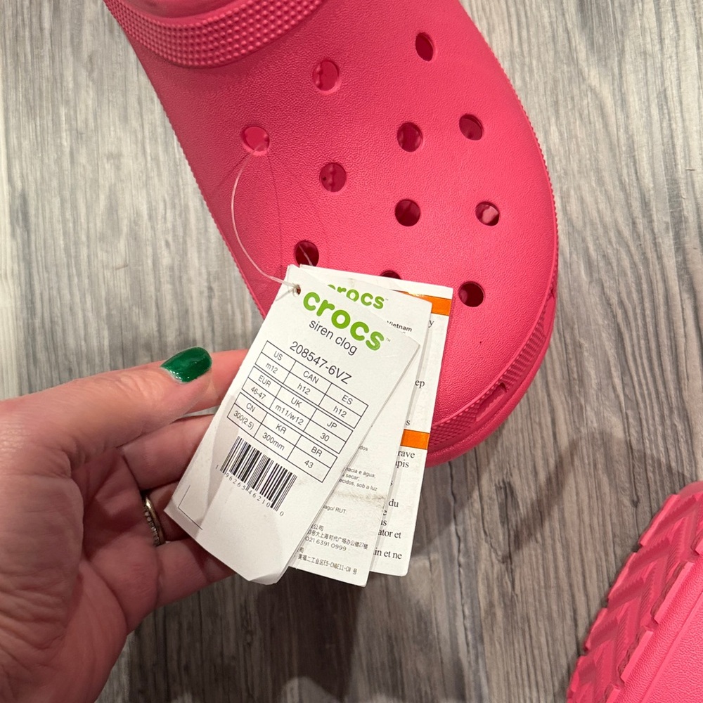 CROCS Siren Heels - Bright Pink - Picture 7 of 8